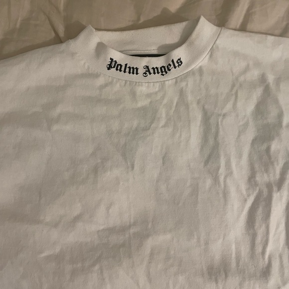Palm Angels Classic Logo Over Tee White (Size Xs) Mens. (oversized) - Picture 5 of 5